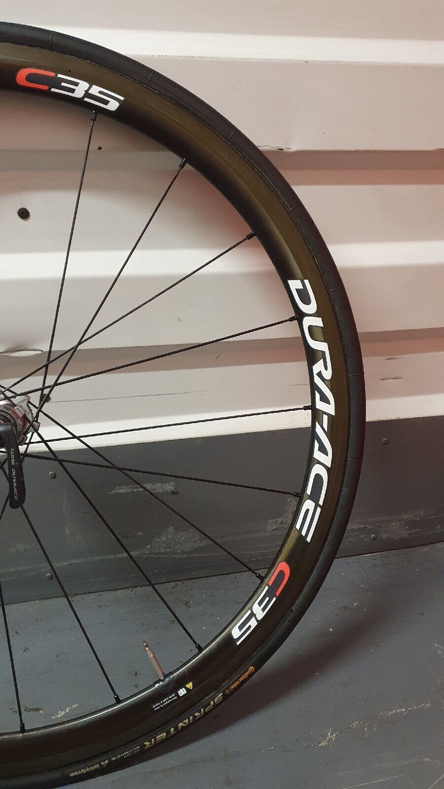 Shimano Dura-Ace Wh-7900 C35 Carbon Tubular Road Racing Wheels - light