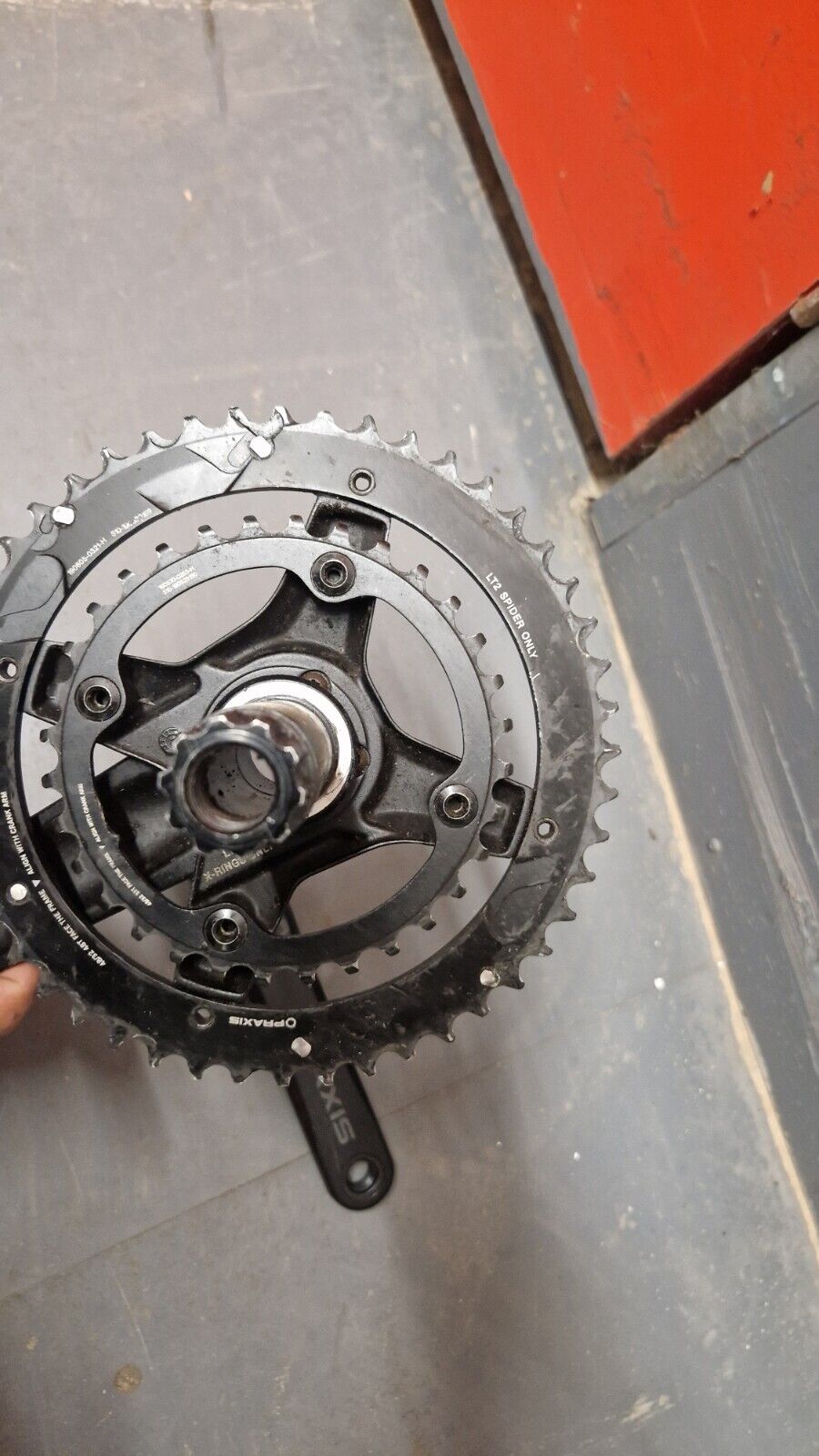 Praxis Alba X Chainset 48/32, 10/11sp, 175mm Crank Arms For Gravel/Road 1x Or 2x