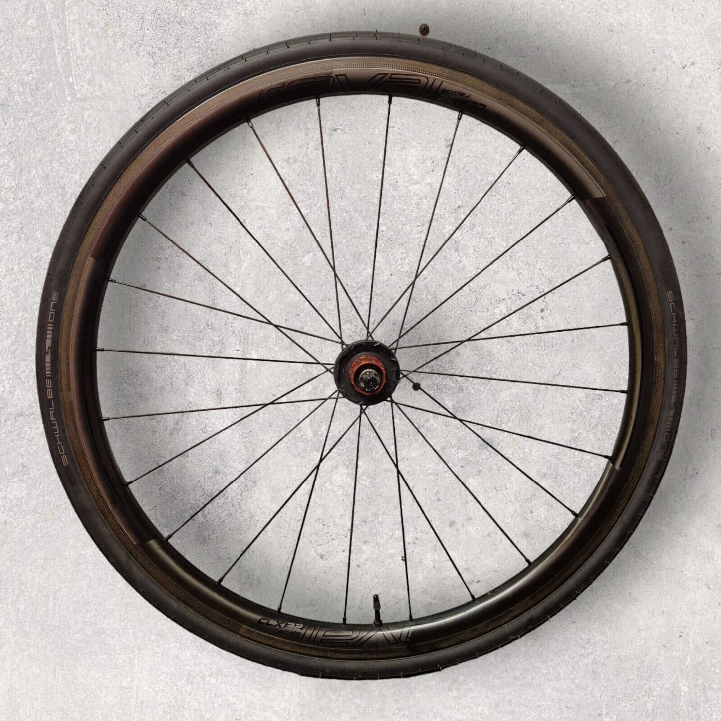 Roval CLX32 Clincher Tubeless Carbon Road Bike Rim Wheelset Schwalbe Tyres 700c