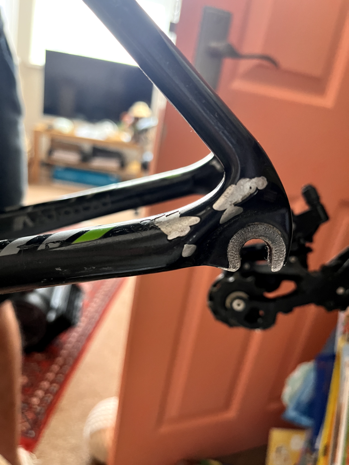 Giant TCR Advanced Pro 1 Medium 54cm Carbon Road Bike Frameset Black Green