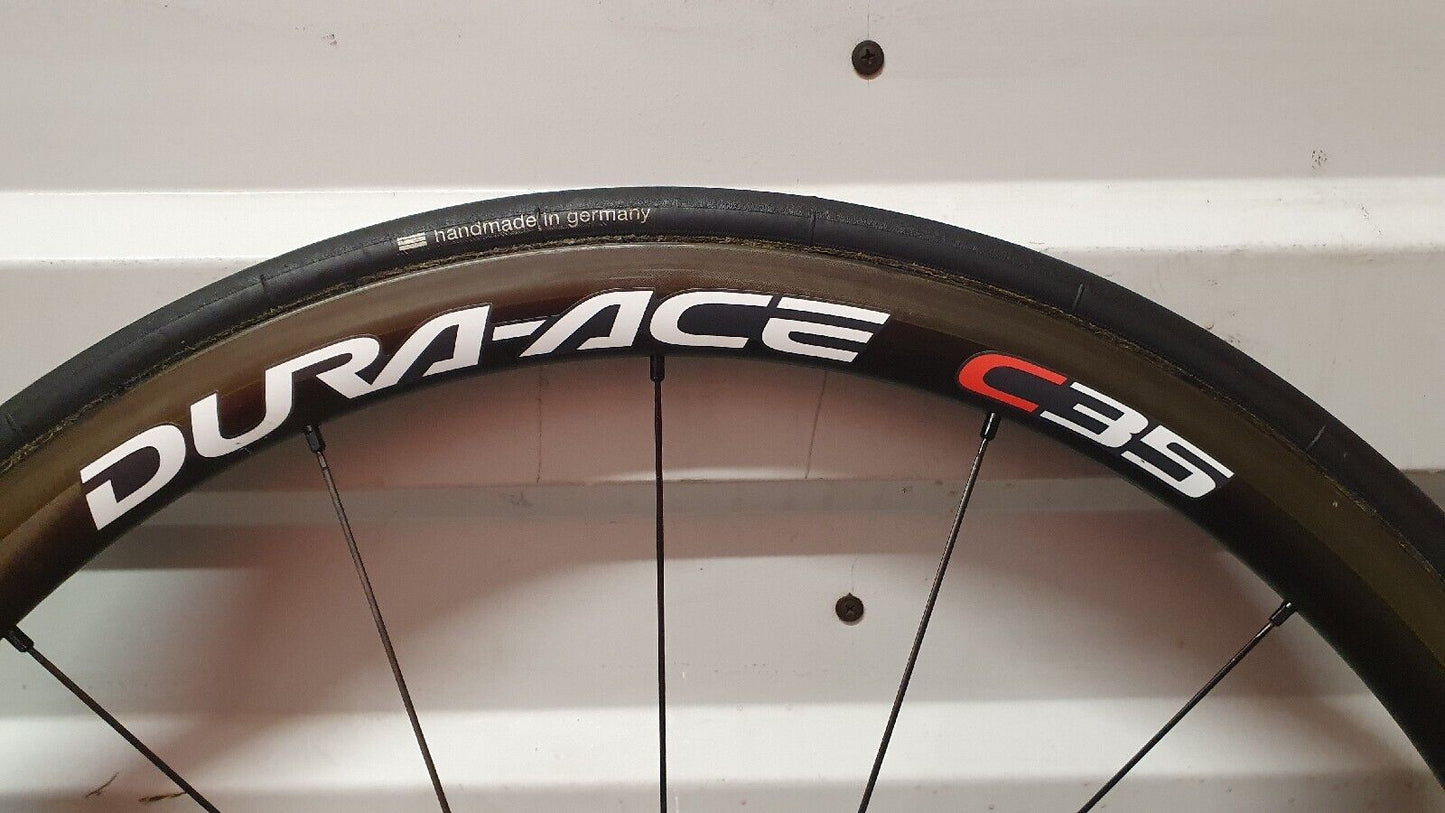 Shimano Dura-Ace Wh-7900 C35 Carbon Tubular Road Racing Wheels - light