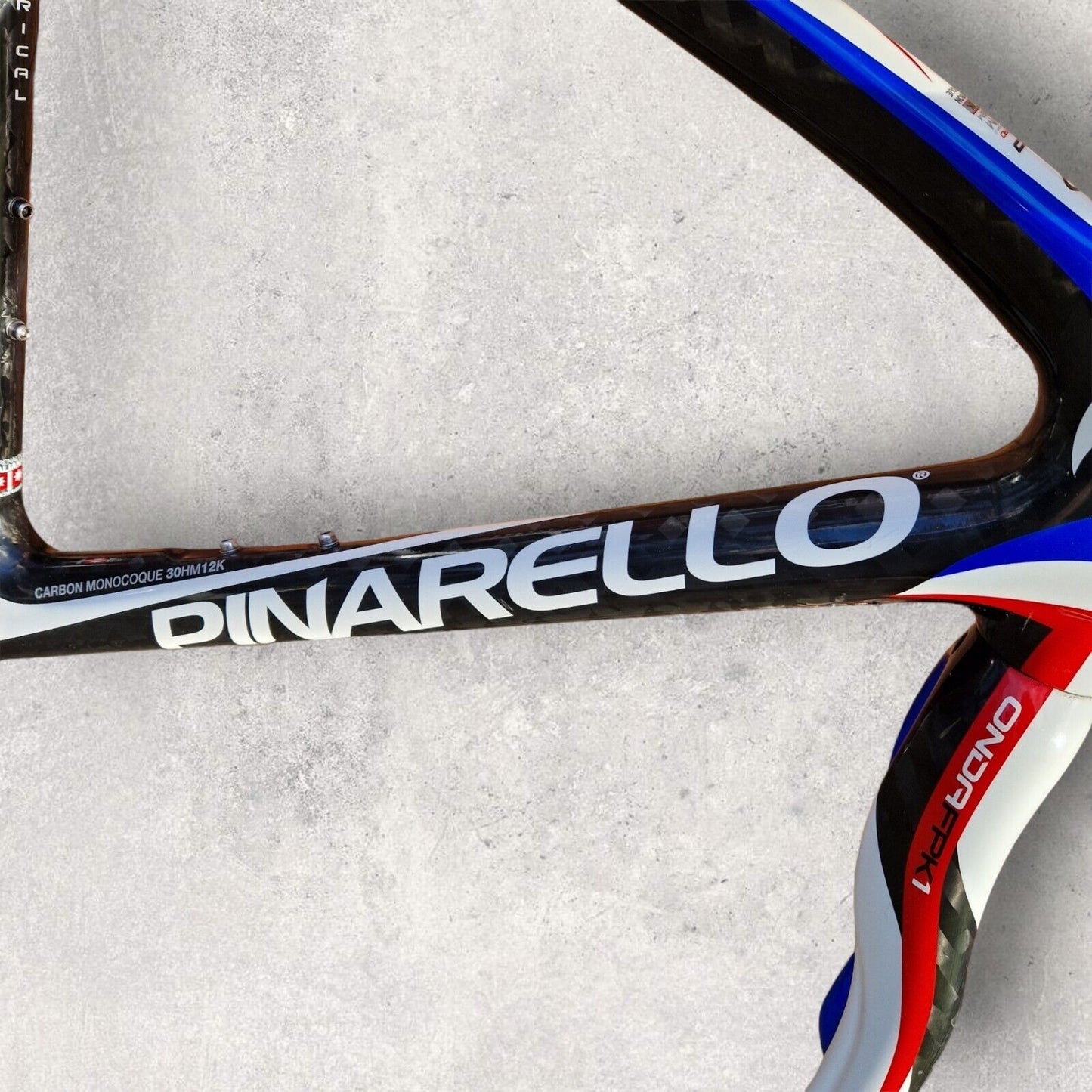 Pinarello FP Quattro Carbon Rim Frameset - Size 56cm - FSA Carbon Bar Seatpost