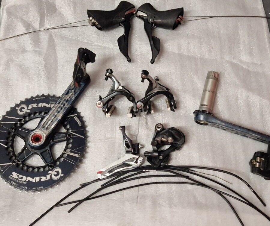 Shimano Ultegra 6800 11 Speed Road Rim Groupset - Rotor Crank Q Ring - Dura Ace