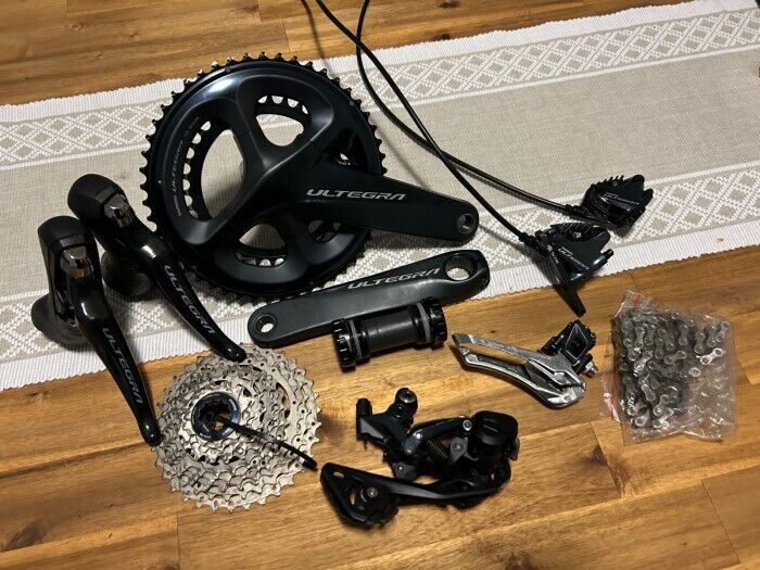 Full Shimano Ultegra R8020 Hydraulic Disc Brake Road Groupset 11 speed