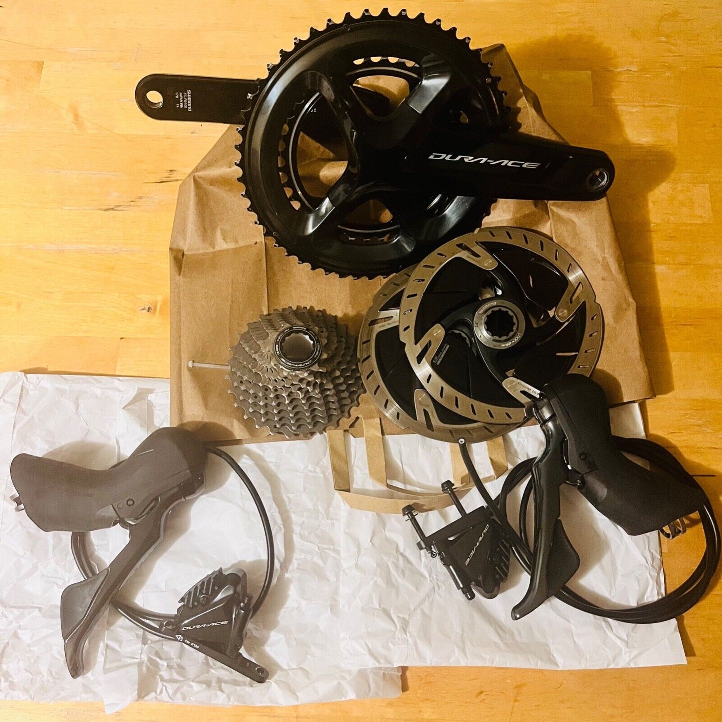 Shimano Dura Ace R9120 Hydraulic Disc Brake Road Full Groupset 11 speed mint