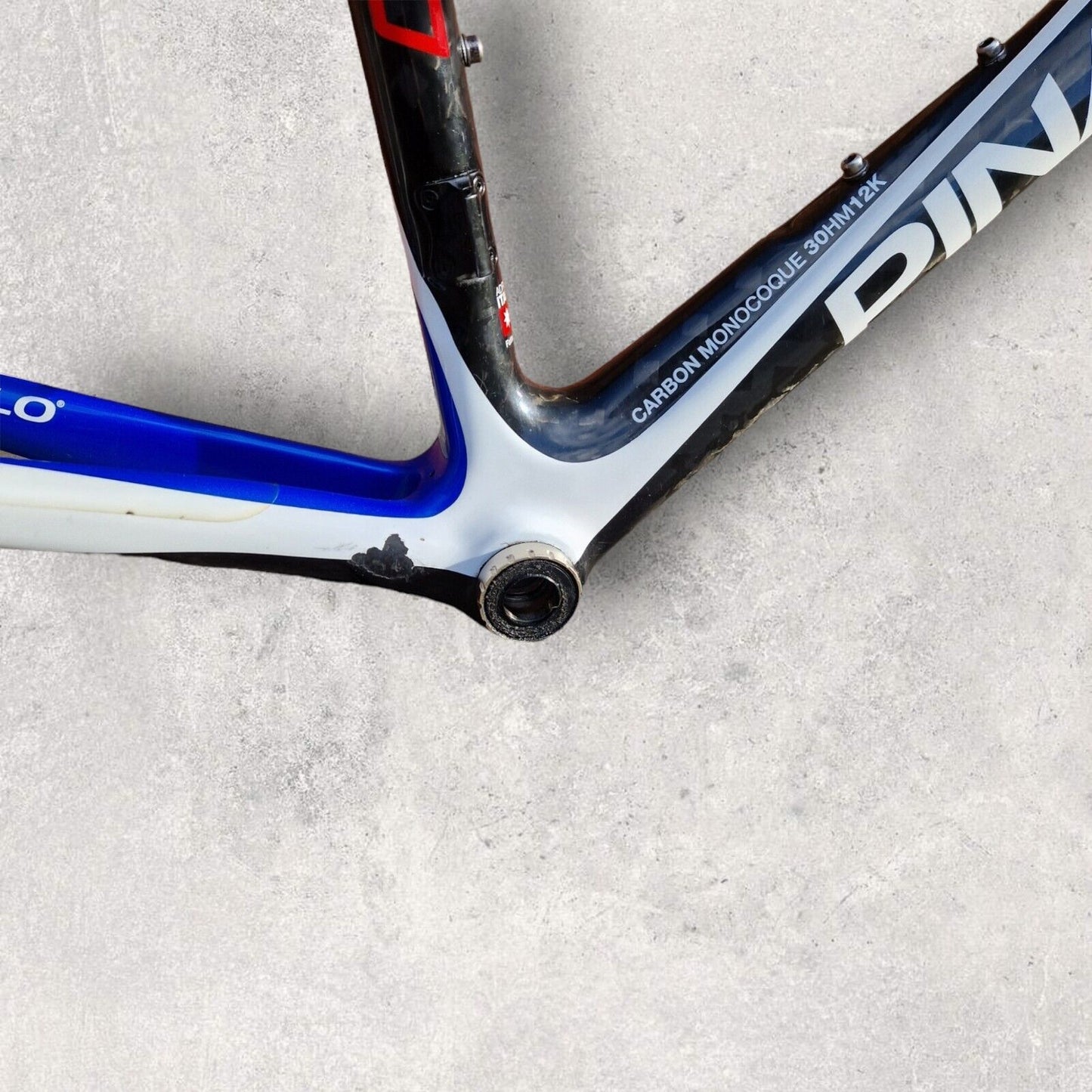 Pinarello FP Quattro Carbon Rim Frameset - Size 56cm - FSA Carbon Bar Seatpost