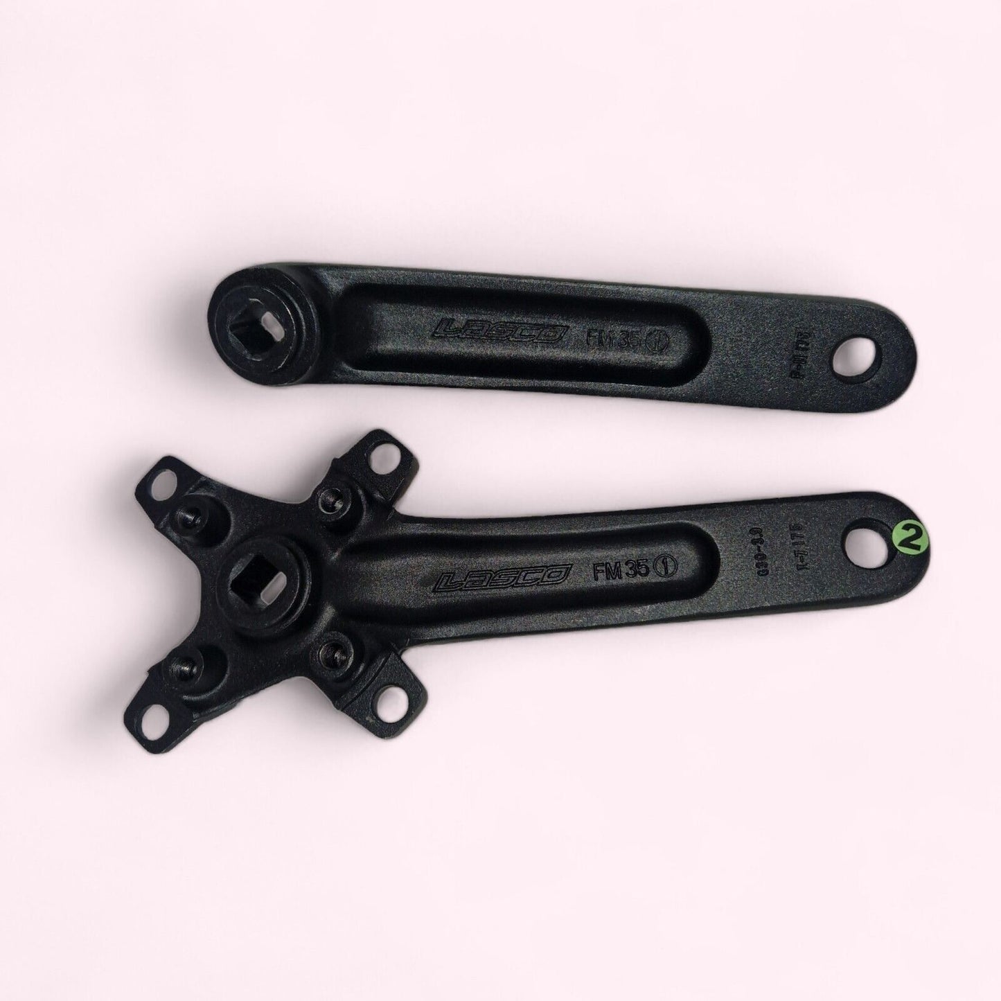 Lasco FM35 Bicycle Steel Triple Bike Chainwheel Chain Set 175mm Crank Arm Black
