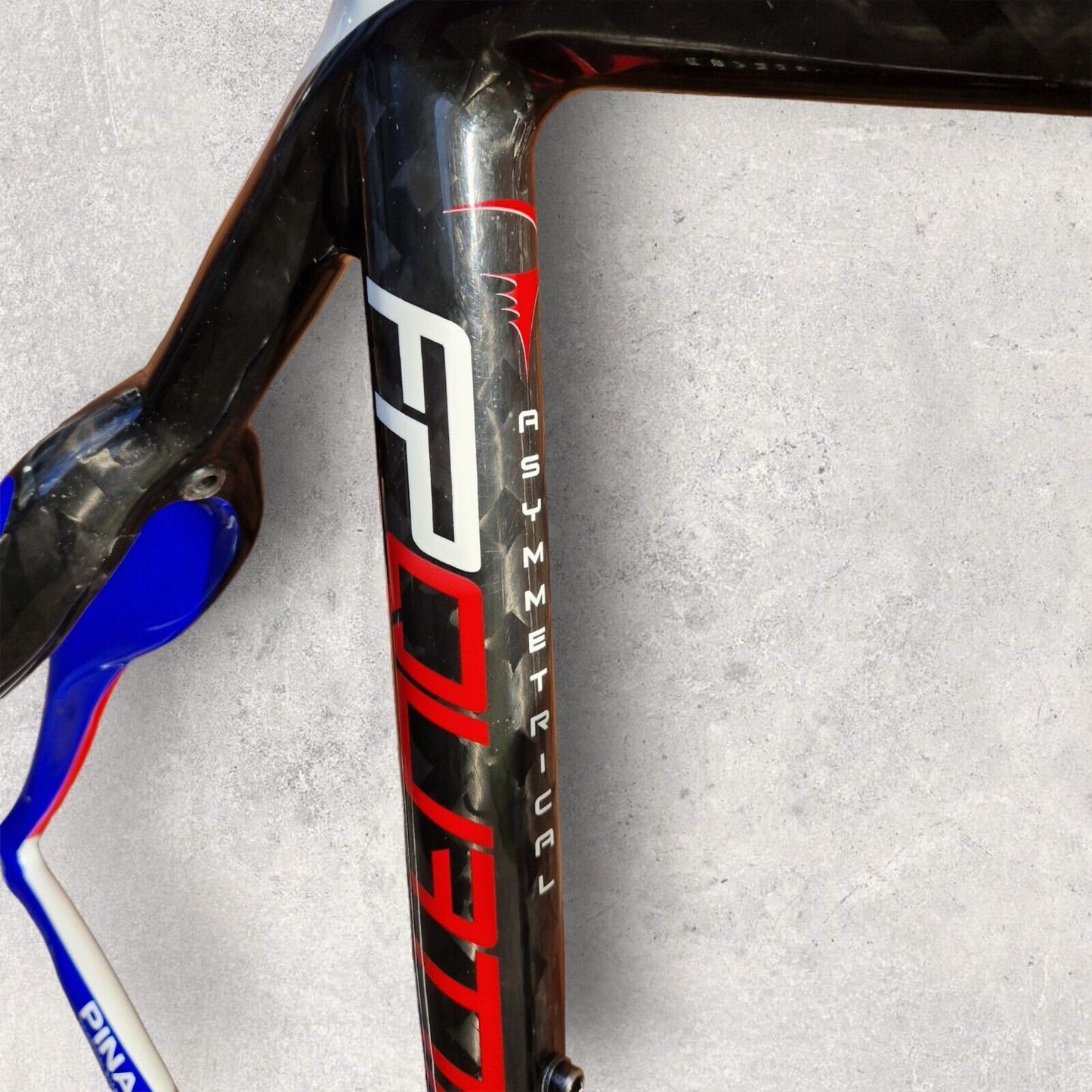 Pinarello FP Quattro Carbon Rim Frameset - Size 56cm - FSA Carbon Bar Seatpost