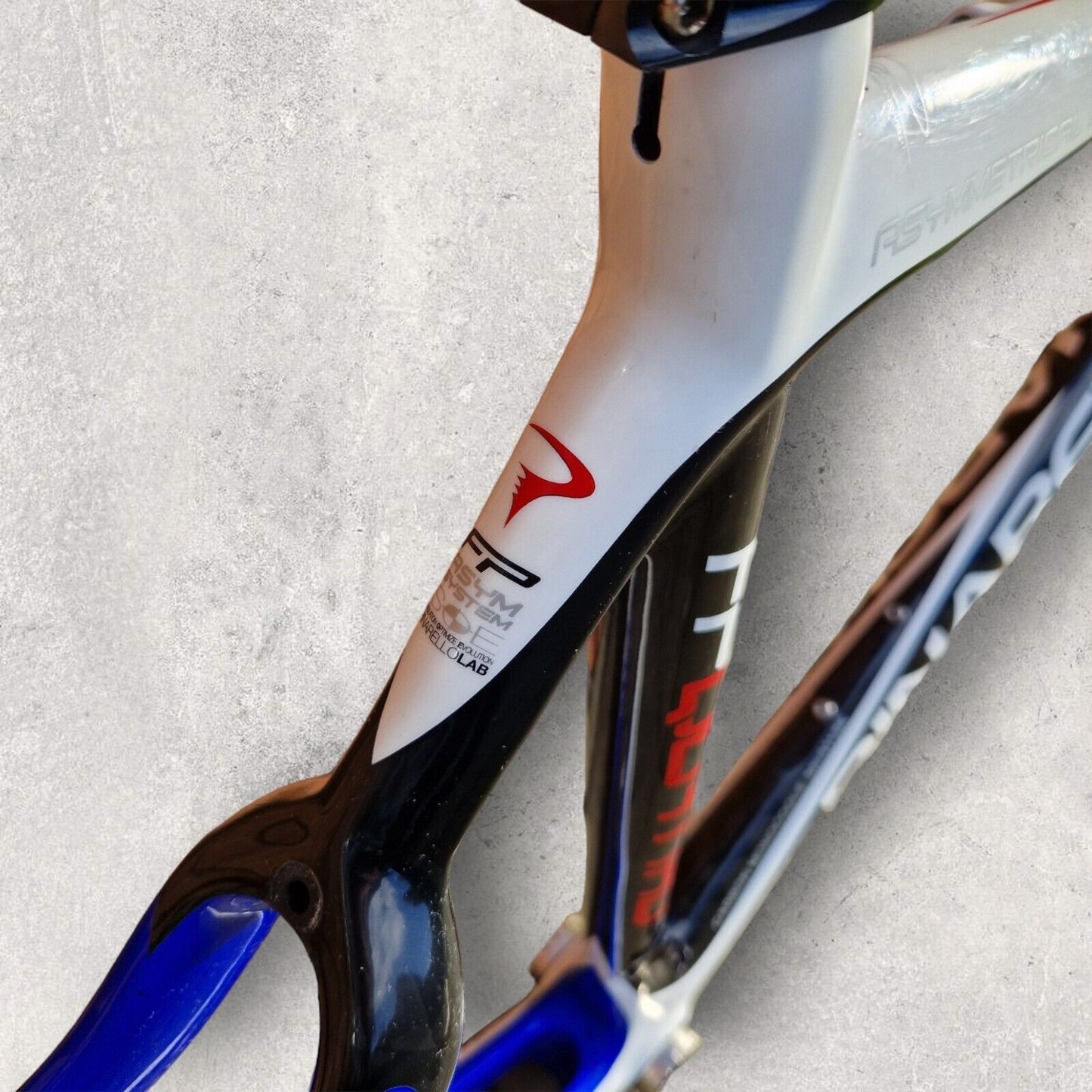 Pinarello FP Quattro Carbon Rim Frameset - Size 56cm - FSA Carbon Bar Seatpost