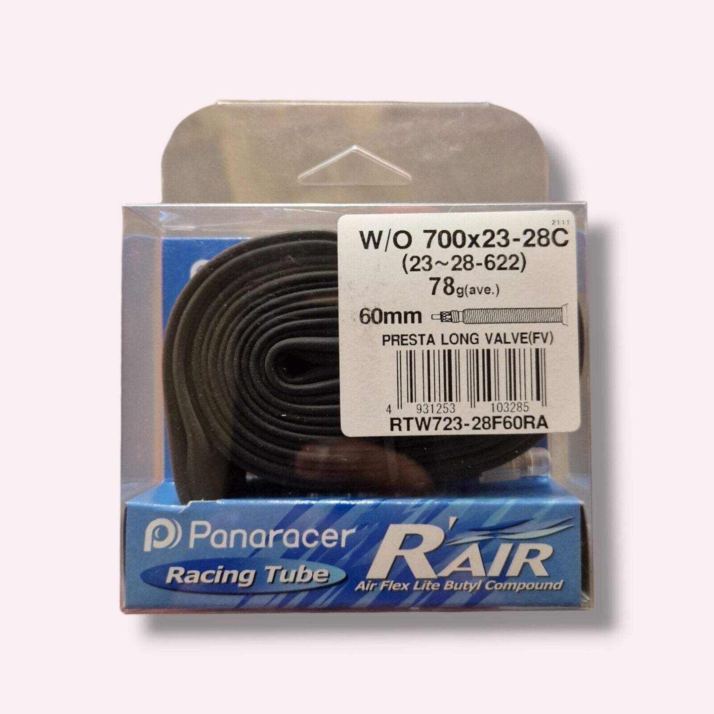 Panaracer R-Air Light Weight Performance Inner Tube 700x23-28c 60mm Bike Bicycle