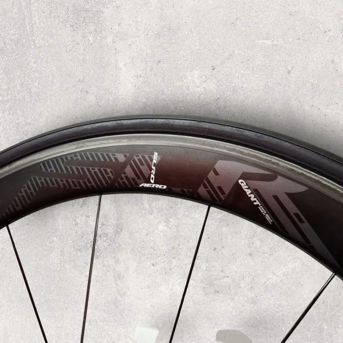 Giant SLR0 55mm Carbon Road Bike Rim Wheelset with Vittoria Corsa Tyres