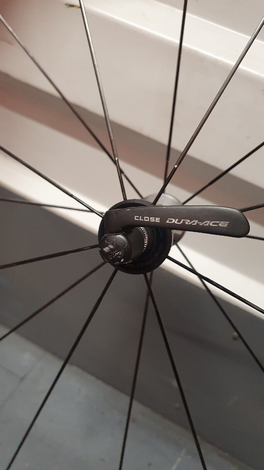 Shimano Dura-Ace Wh-7900 C35 Carbon Tubular Road Racing Wheels - light