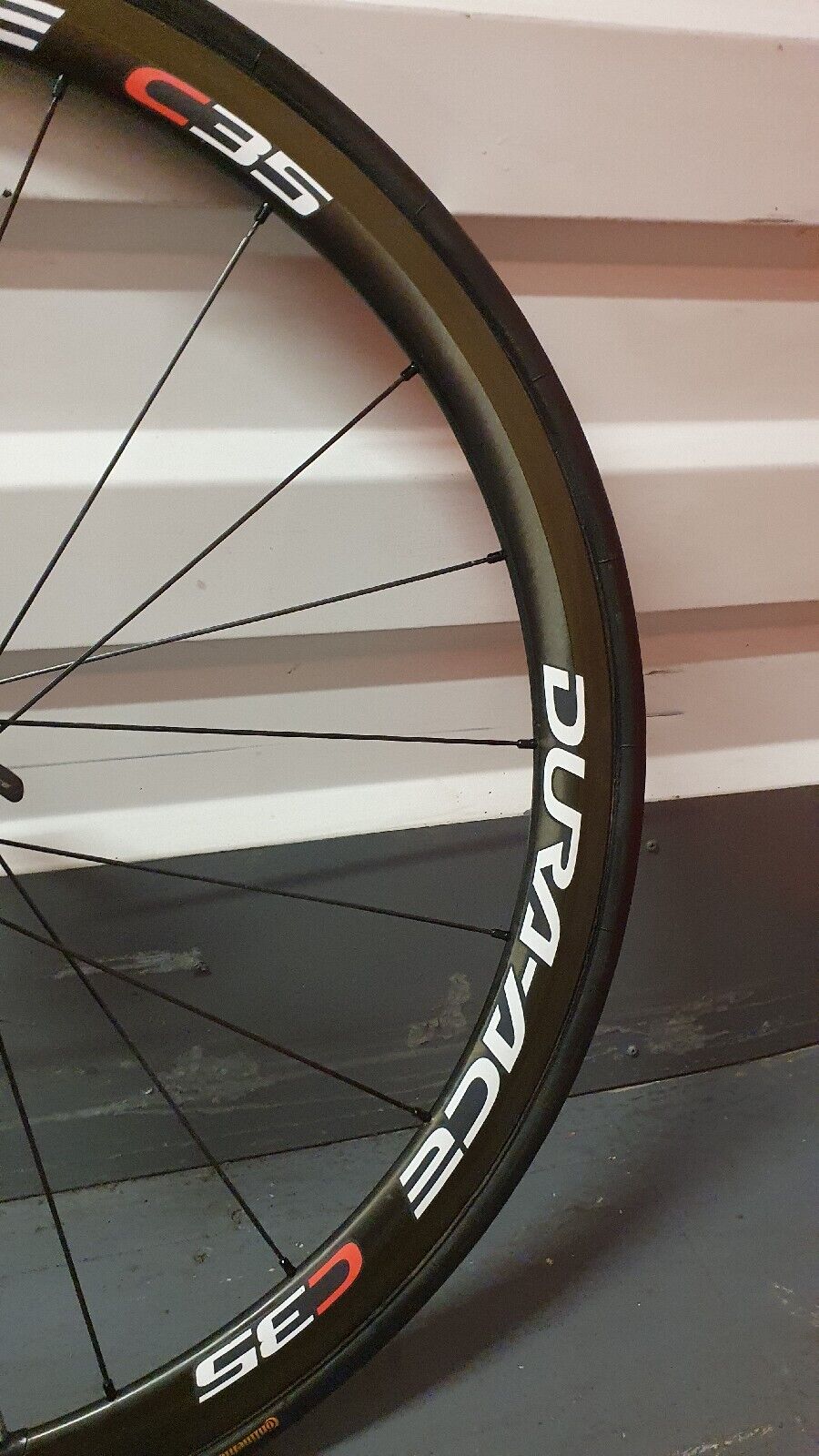 Shimano Dura-Ace Wh-7900 C35 Carbon Tubular Road Racing Wheels - light