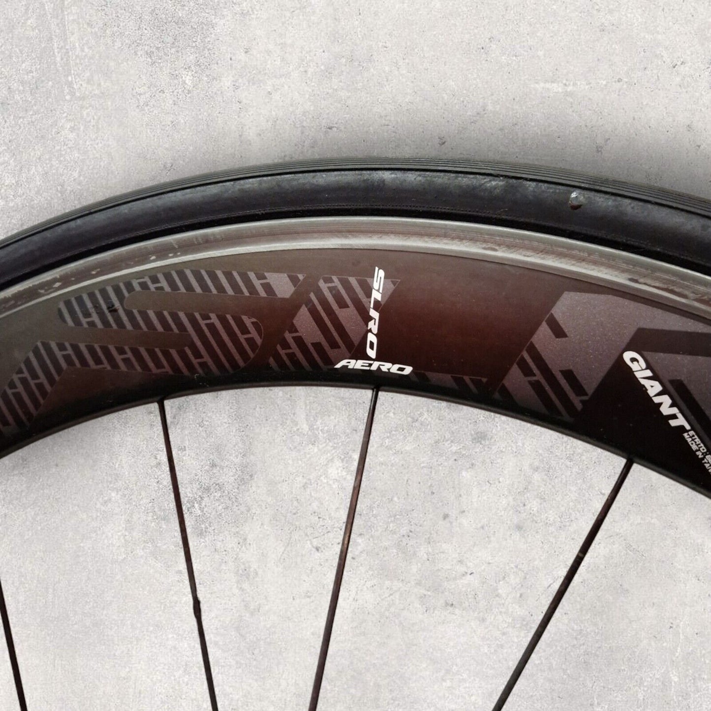 Giant SLR0 55mm Carbon Road Bike Rim Wheelset with Vittoria Corsa Tyres