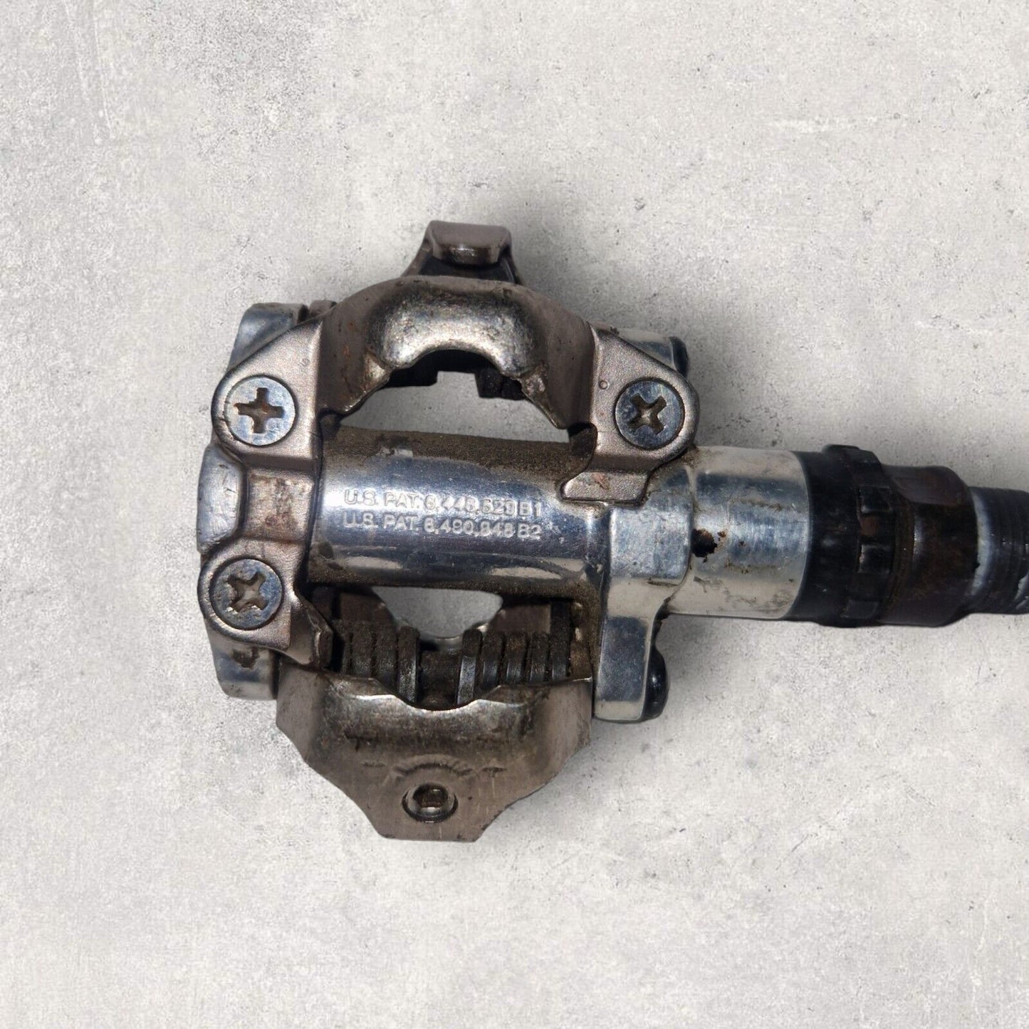 Shimano PD-M520 SPD Clipless Bike Pedals - Silver - MTB, Road, Gravel Bike