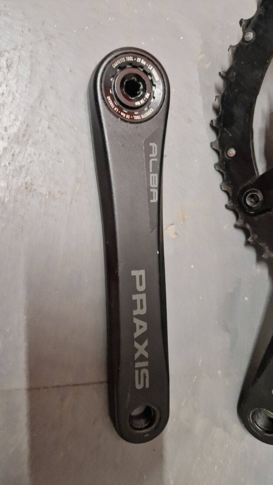 Praxis Alba X Chainset 48/32, 10/11sp, 175mm Crank Arms For Gravel/Road 1x Or 2x