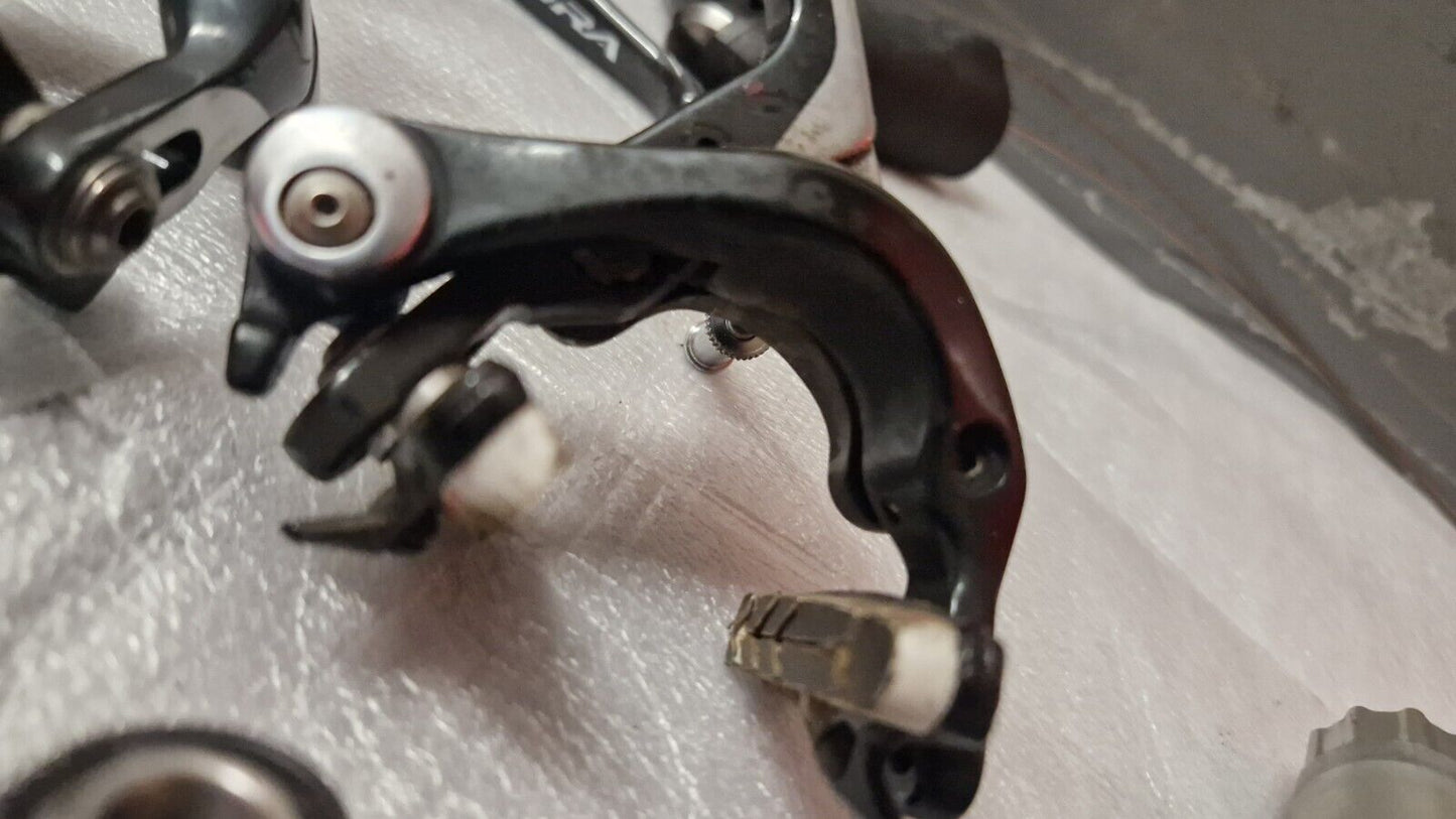 Shimano Ultegra 6800 11 Speed Road Rim Groupset - Rotor Crank Q Ring - Dura Ace