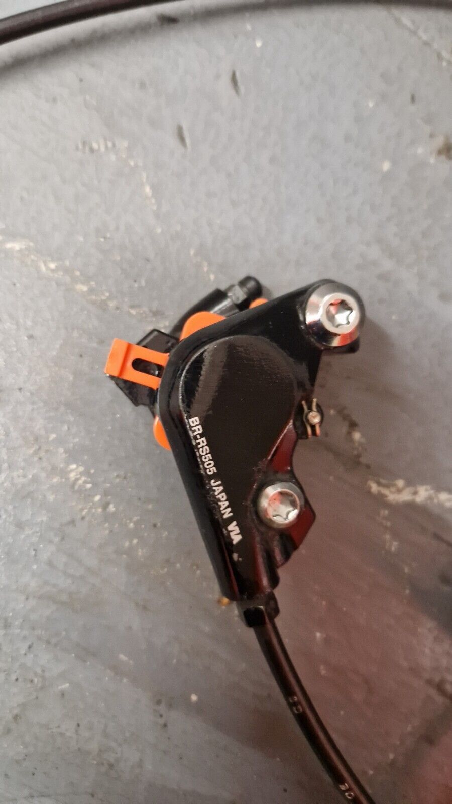 Shimano 105 BR-RS505 Flat Mount Hydraulic Disc Brake Road Calipers With Hoses