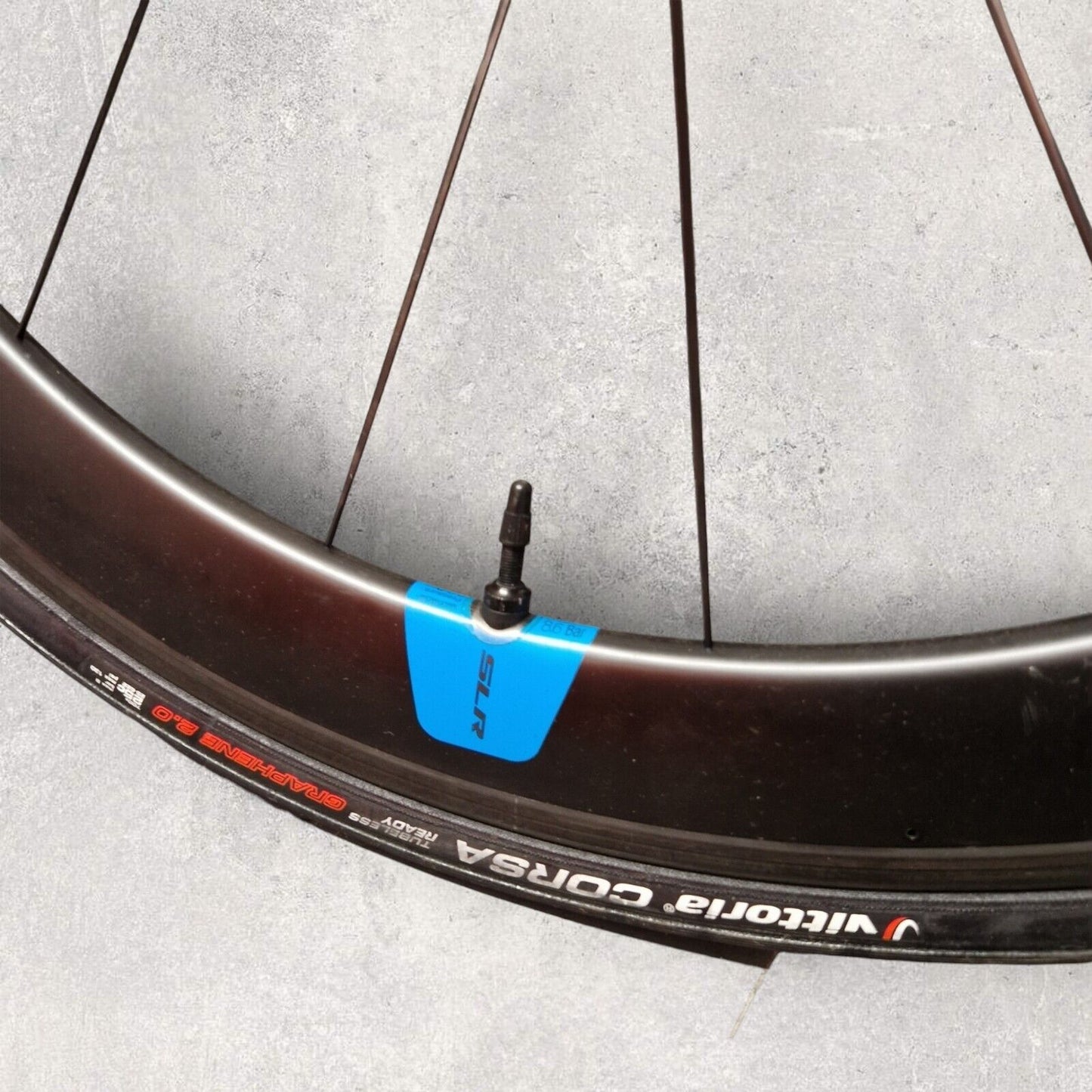 Giant SLR0 55mm Carbon Road Bike Rim Wheelset with Vittoria Corsa Tyres