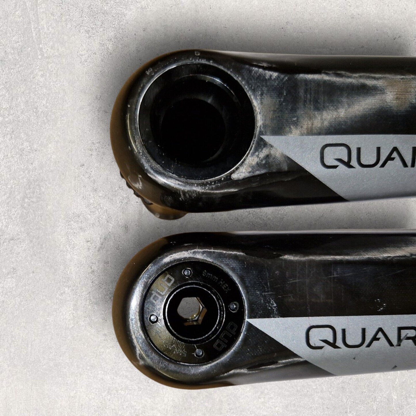 Sram Red Quarq D2 Dub 165mm 8 bolt carbon crank arms cranks chainset crankset