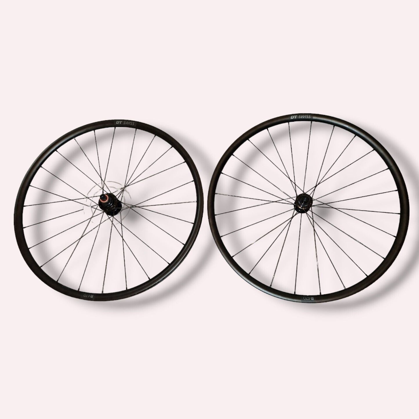 DT Swiss R470 Disc Road Bike SRAM XDR Wheelset (Tubeless ready) 12mm Thru Axle