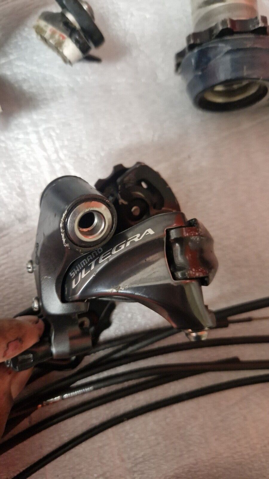 Shimano Ultegra 6800 11 Speed Road Rim Groupset - Rotor Crank Q Ring - Dura Ace