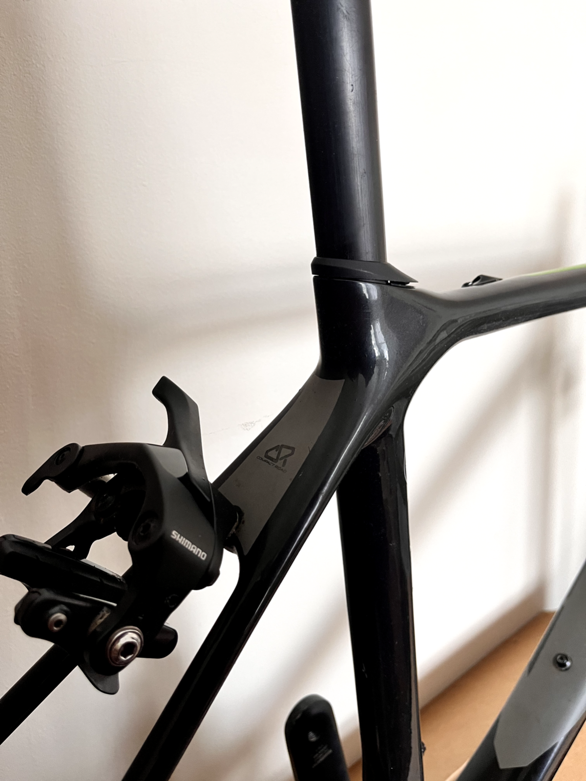 Giant TCR Advanced Pro 1 Medium 54cm Carbon Road Bike Frameset Black Green