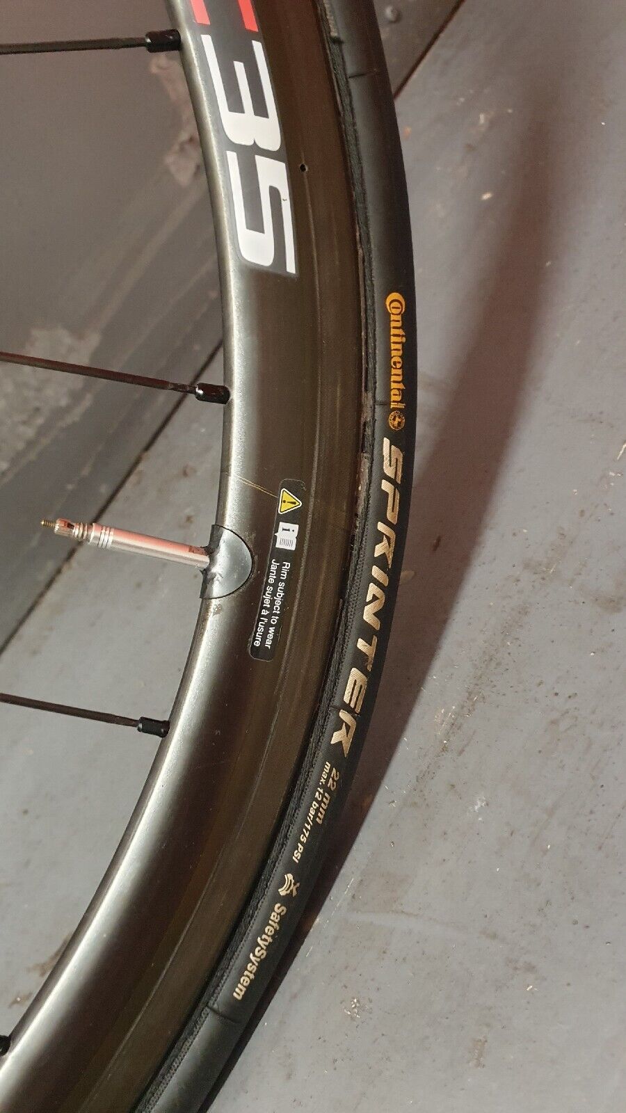 Shimano Dura-Ace Wh-7900 C35 Carbon Tubular Road Racing Wheels - light