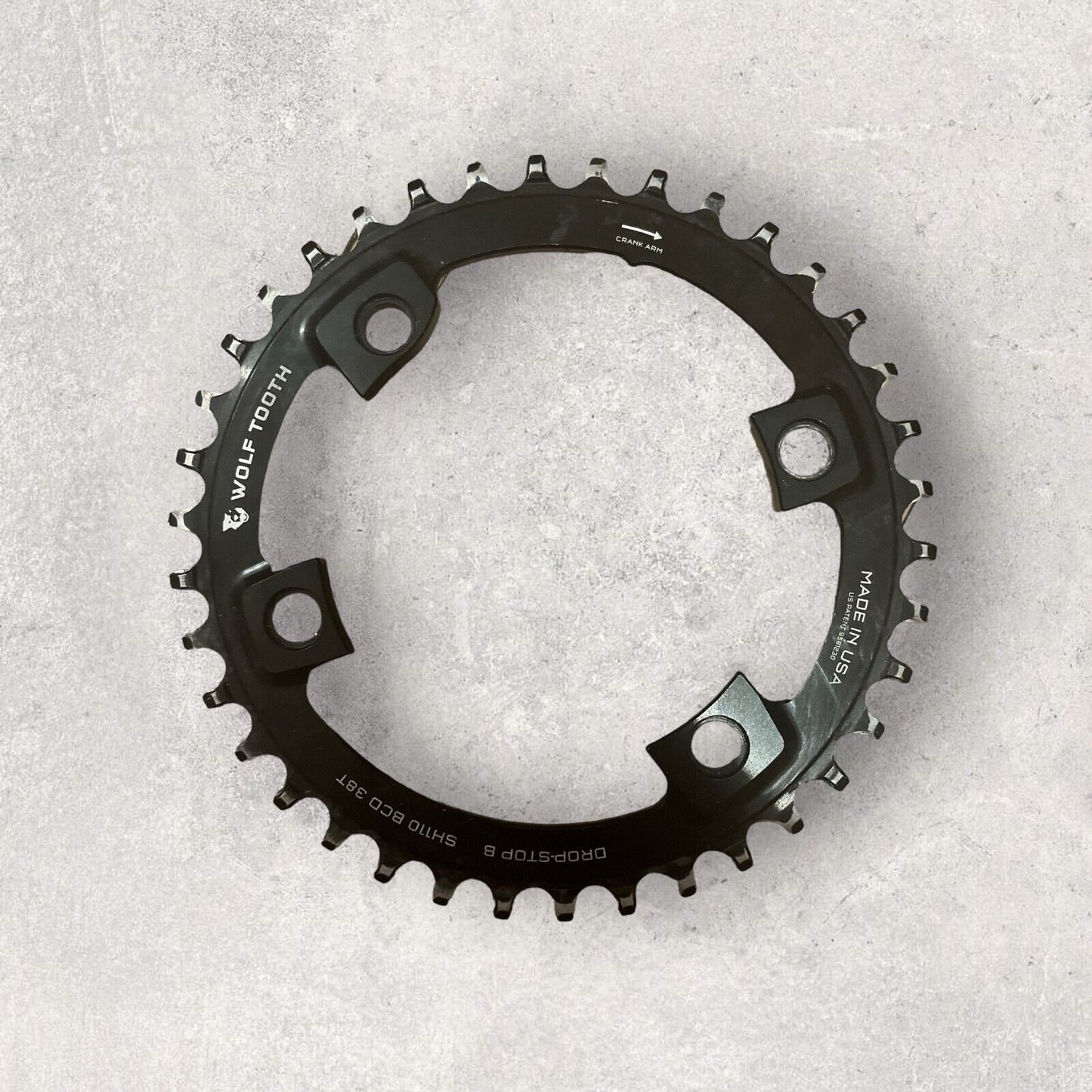 Wolf Tooth chainring 38T 110 BCD Asymmetric for Shimano cranks