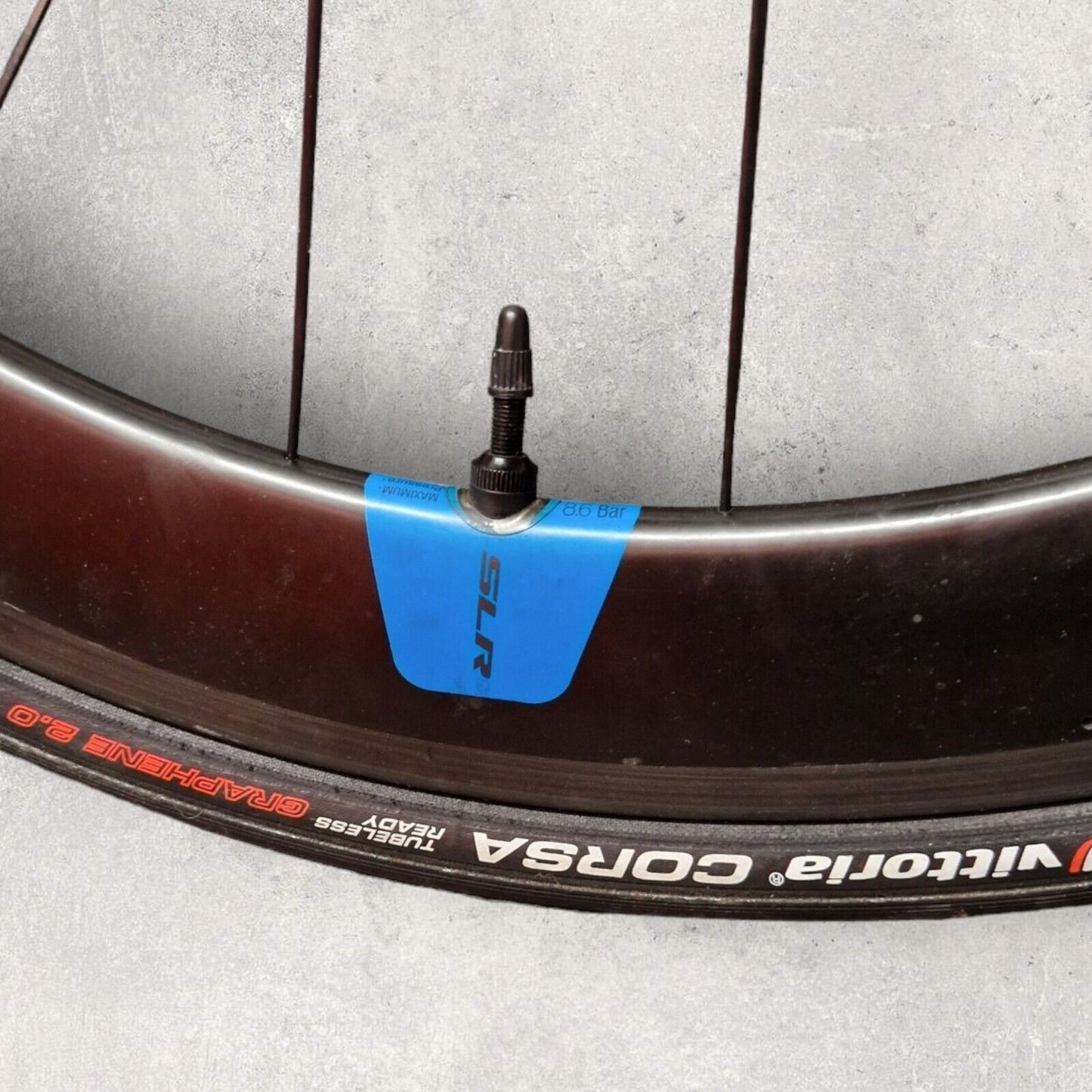 Giant SLR0 55mm Carbon Road Bike Rim Wheelset with Vittoria Corsa Tyres
