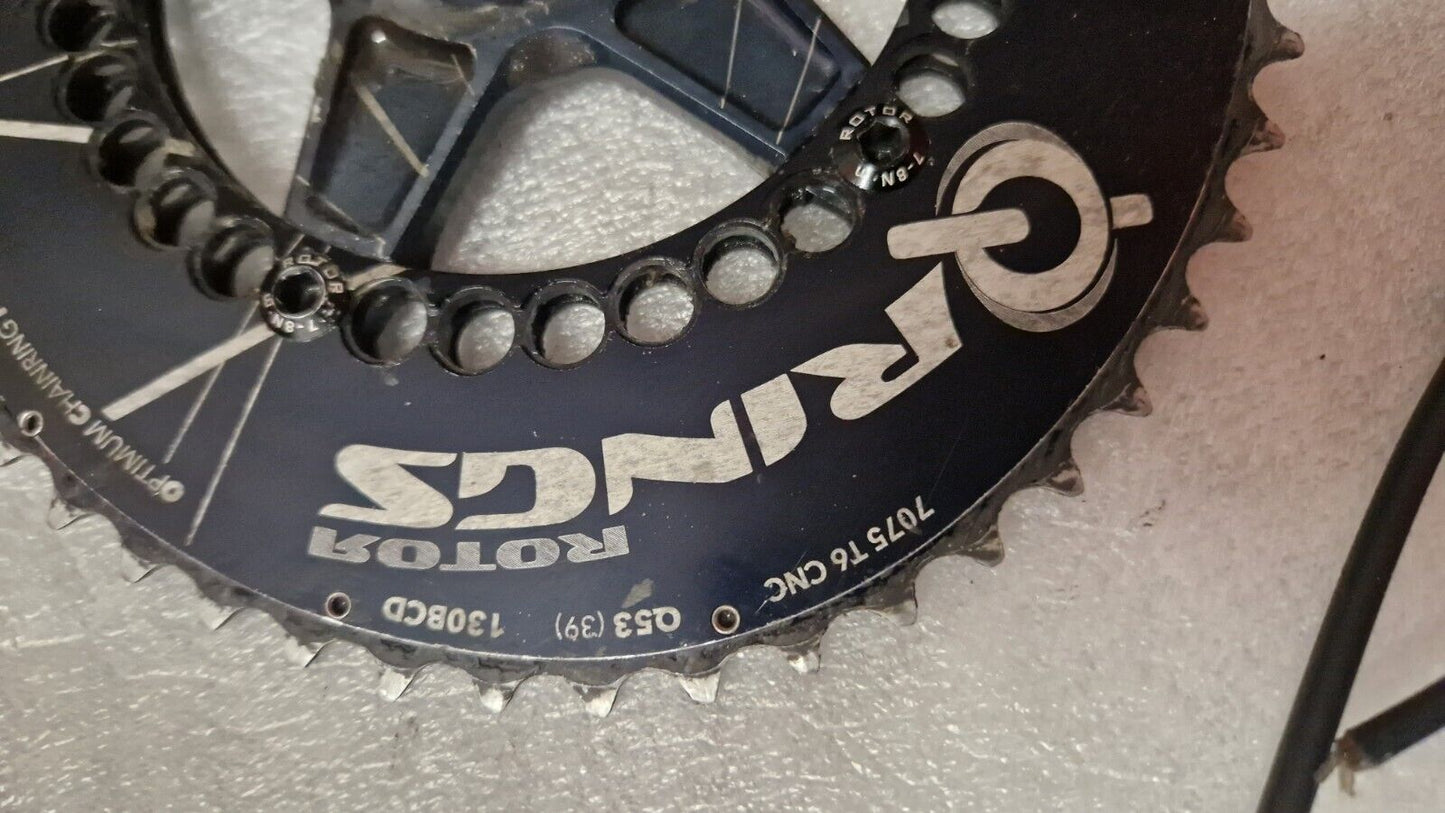 Shimano Ultegra 6800 11 Speed Road Rim Groupset - Rotor Crank Q Ring - Dura Ace