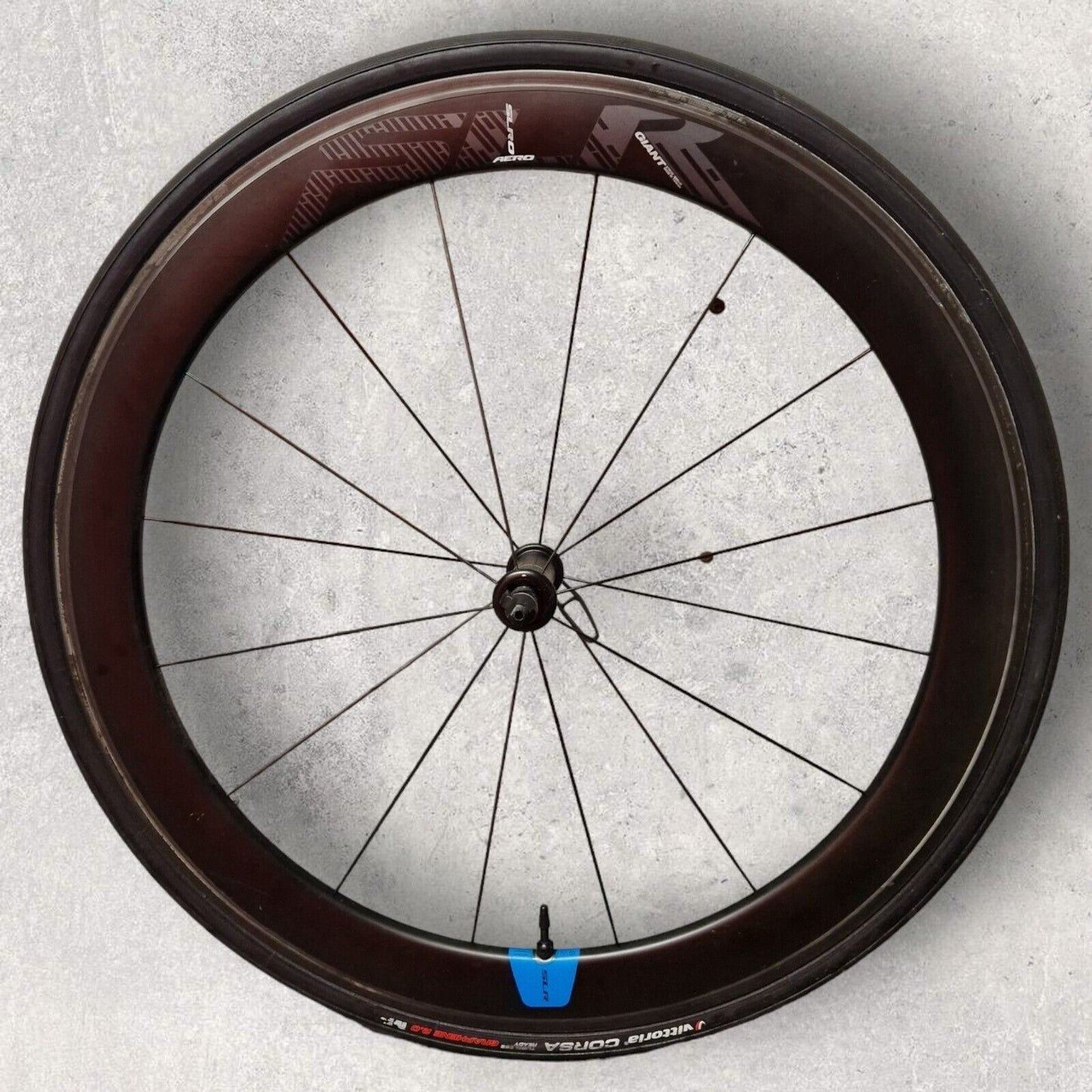 Giant SLR0 55mm Carbon Road Bike Rim Wheelset with Vittoria Corsa Tyres