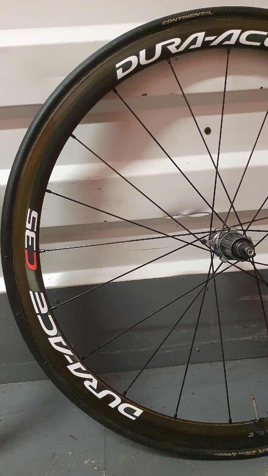 Shimano Dura-Ace Wh-7900 C35 Carbon Tubular Road Racing Wheels - light