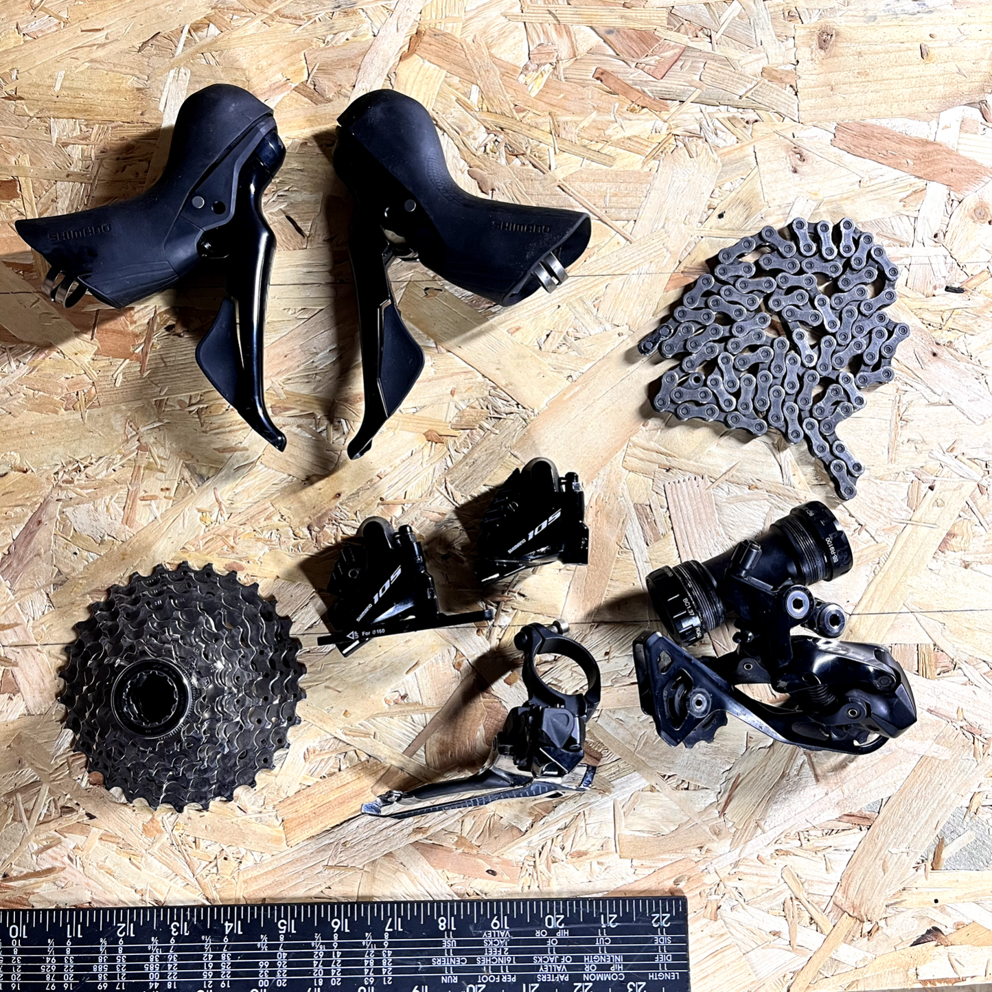 Shimano 105 R7020 hydraulic groupset