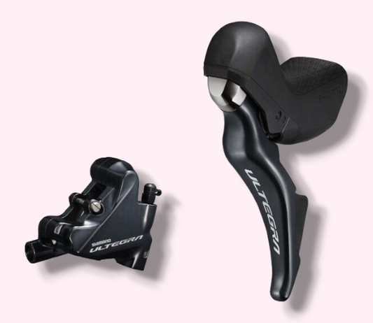 Shimano ST-R8025 Ultegra 2-spd short reach STI bled with BR-R8070 calliper Left