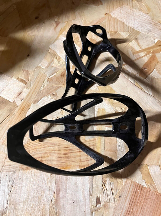 Black bottle cages pair