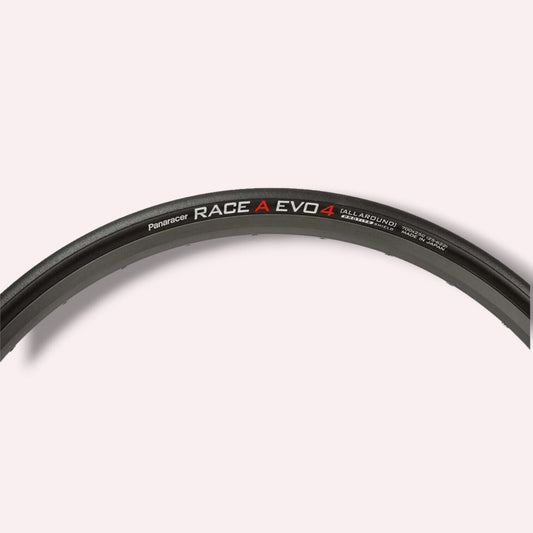 PANARACER Race A EVO 4 700c 25c 25mm Road Bike Bicycle Tyre Folding Black/Black