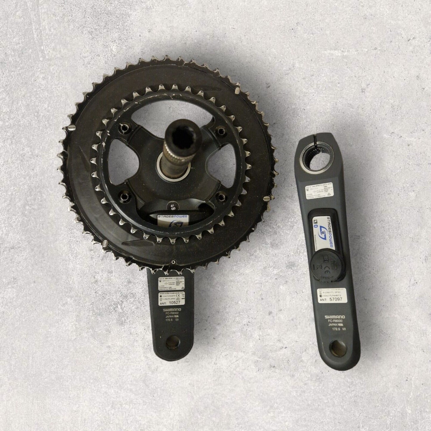 Stages Cycling Power LR Ultegra R8000 Dual-Sided Power Meter 172.5 52/36