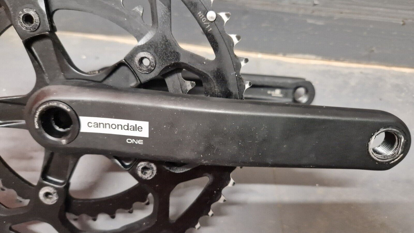 Cannondale One Si Chainset 11 speed 170mm Cranks With FSA 52-36 Chainrings