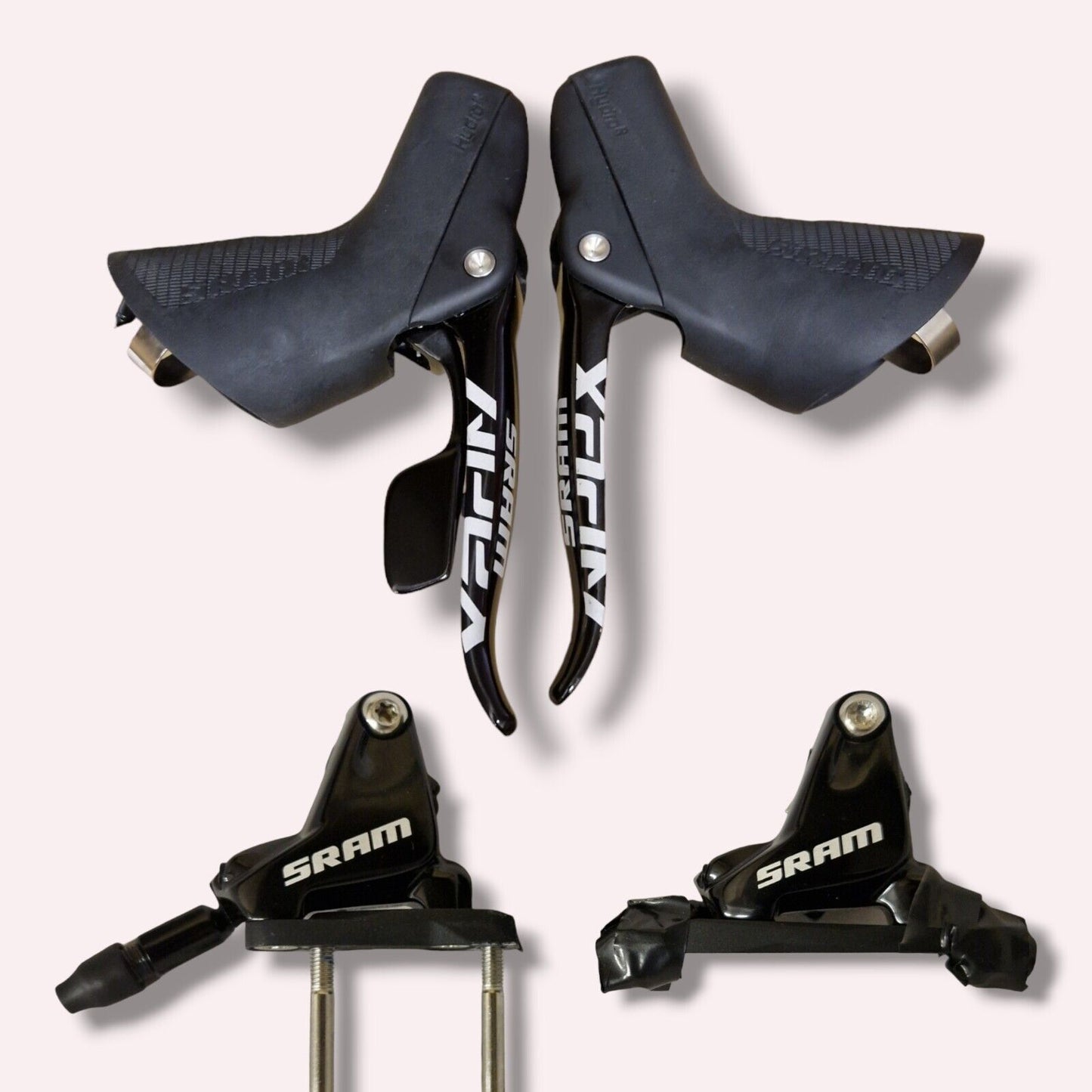 Sram APEX 1 HRD 1x11-speed hydraulic shifters + flat-mount calipers road gravel