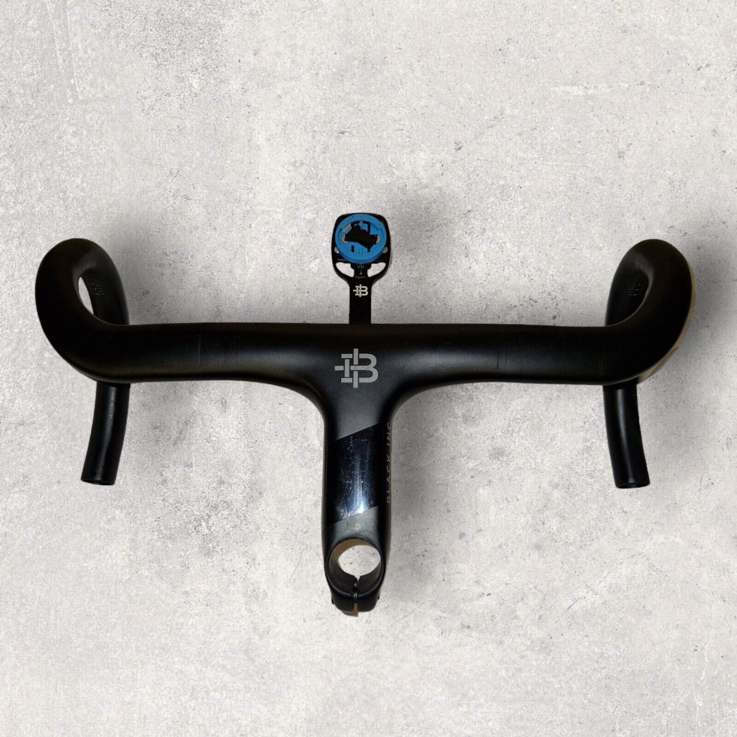 Black Inc Integrated Carbon Handlebar 380mm X 120mm With MOUNT - RRP £665