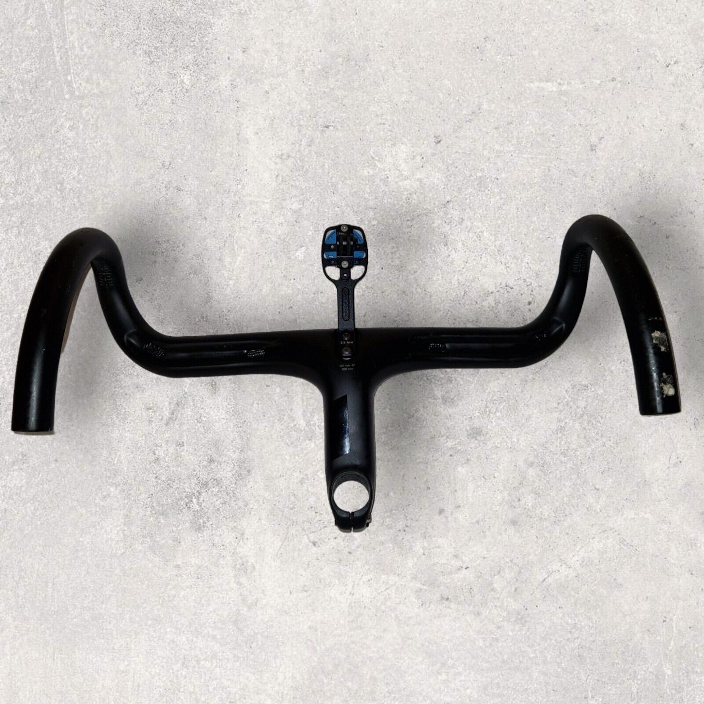 Black Inc Integrated Carbon Handlebar 380mm X 120mm With MOUNT - RRP £665