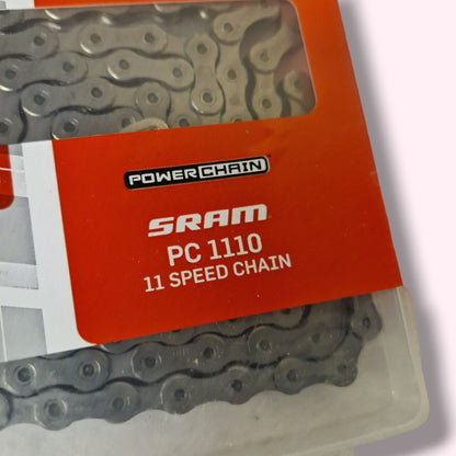 SRAM PC-1110 11 Speed Chain 114 Links MTB ATB Road Mountain Bike Silver/Grey