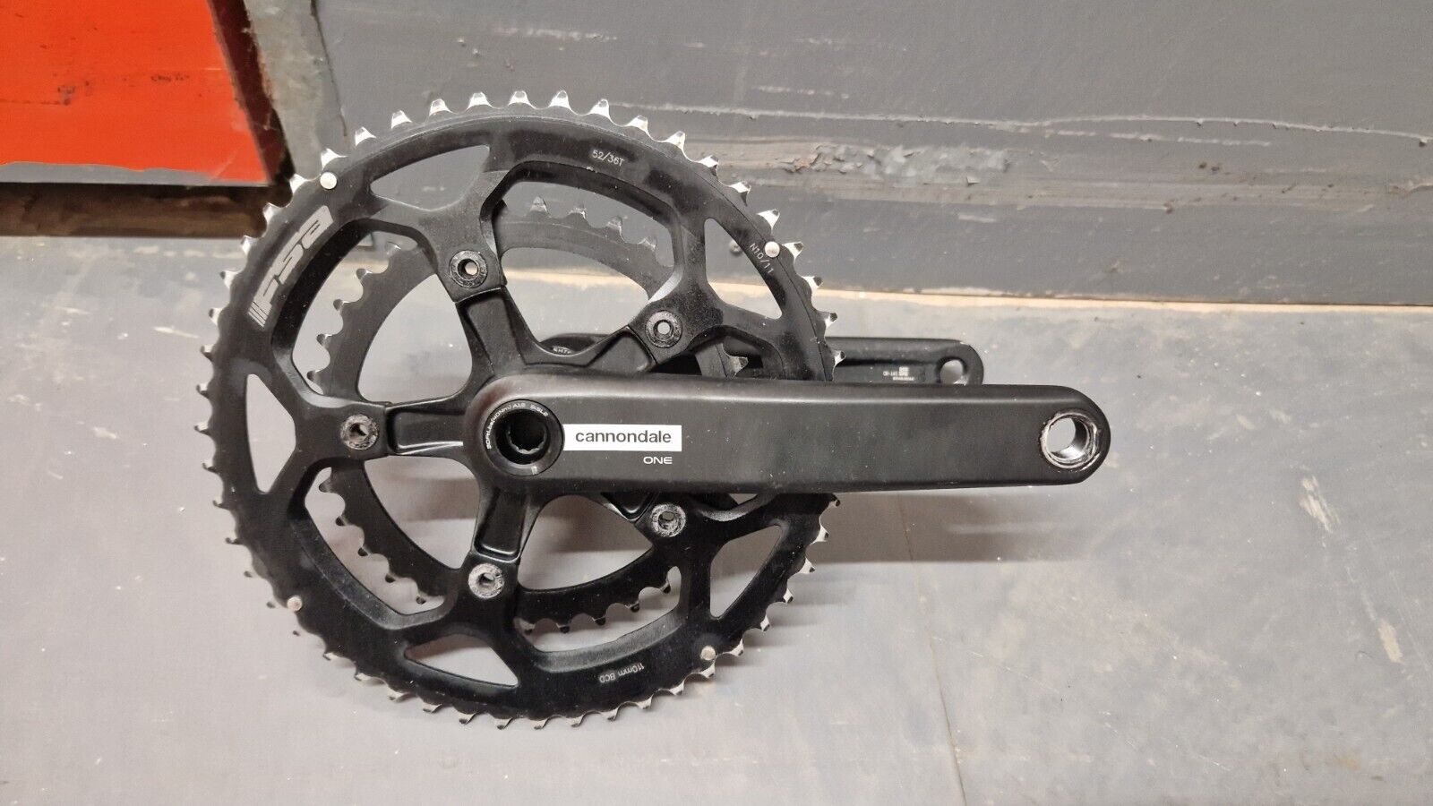 Cannondale One Si Chainset 11 speed 170mm Cranks With FSA 52-36 Chainr –  Secondhand Bike Parts Ltd