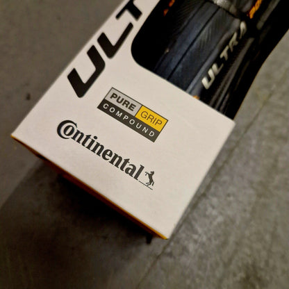 New Continental Ultra Sport III Folding Road Tyre - 700 x25c - Pure Grip - Black